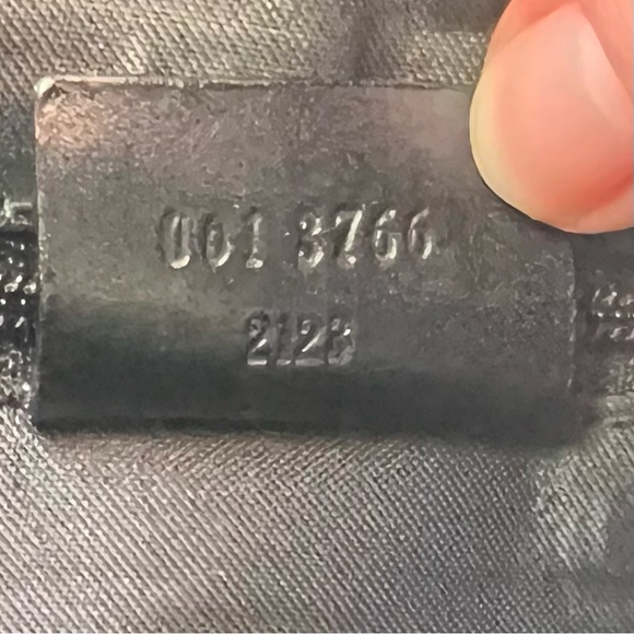 Gucci GG Monogram Nylon Leather Shoulder Bag - Picture 14 of 15